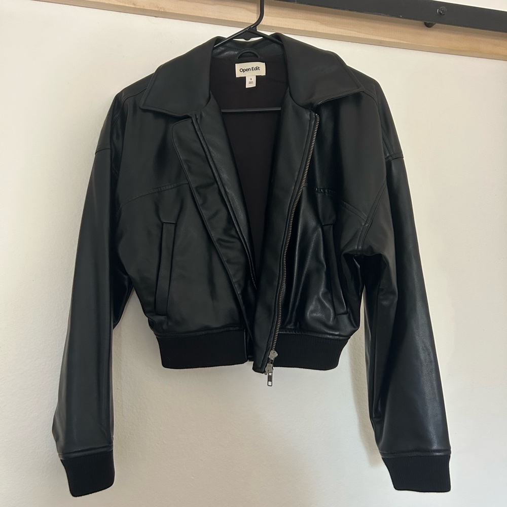 Women's Black Leather Jacket